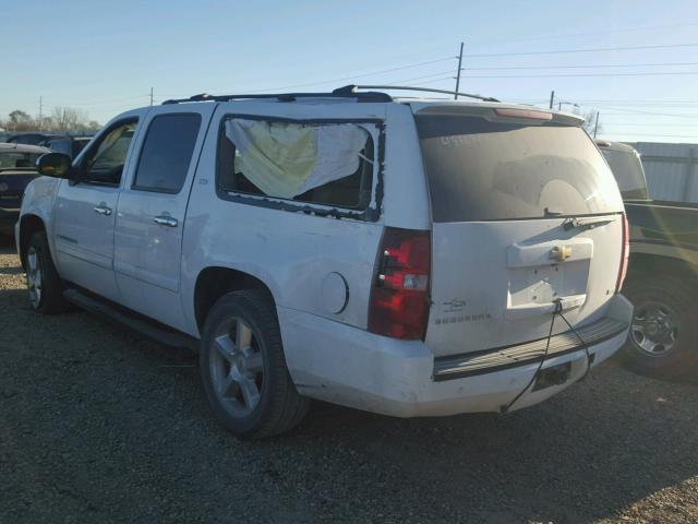 3GNFK16337G315044 - 2007 CHEVROLET SUBURBAN K WHITE photo 3