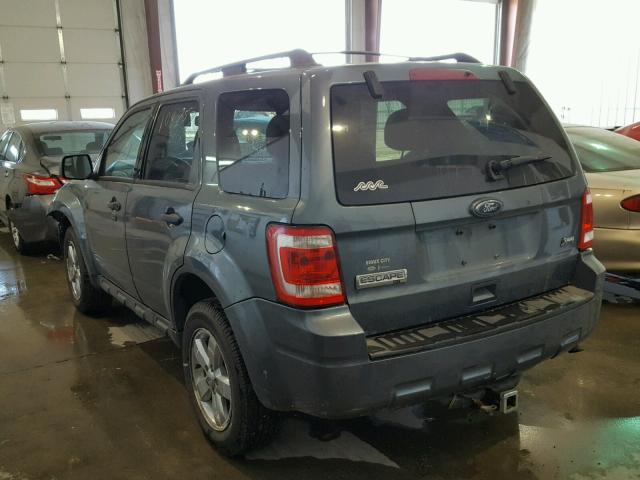 1FMCU9DG8AKC46115 - 2010 FORD ESCAPE XLT BLUE photo 3