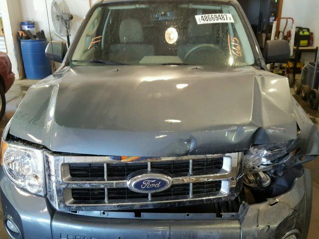 1FMCU9DG8AKC46115 - 2010 FORD ESCAPE XLT BLUE photo 7