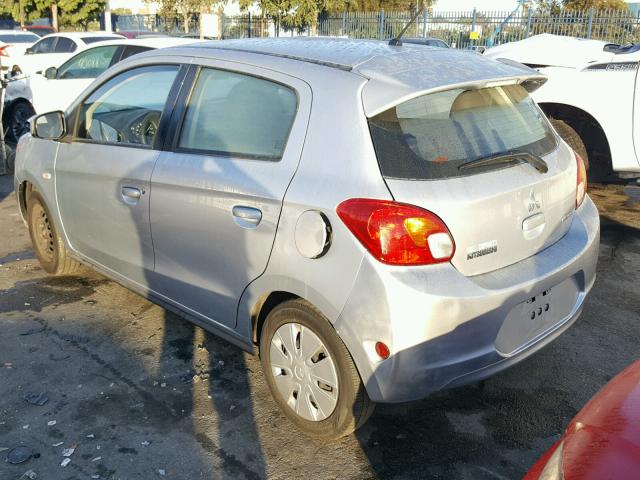 ML32A3HJ6FH044697 - 2015 MITSUBISHI MIRAGE DE SILVER photo 3