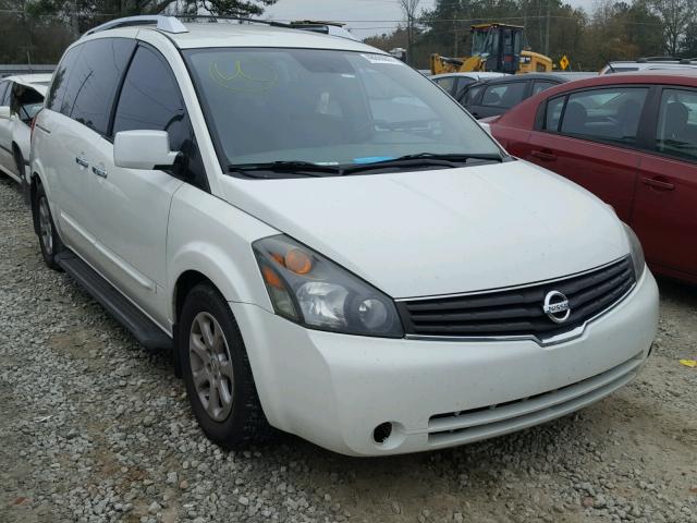 5N1BV28U58N105124 - 2008 NISSAN QUEST S WHITE photo 1