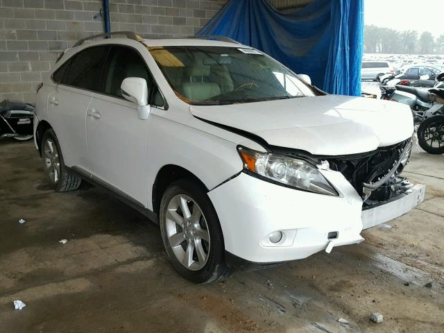 JTJZK1BA6A2408339 - 2010 LEXUS RX 350 WHITE photo 1