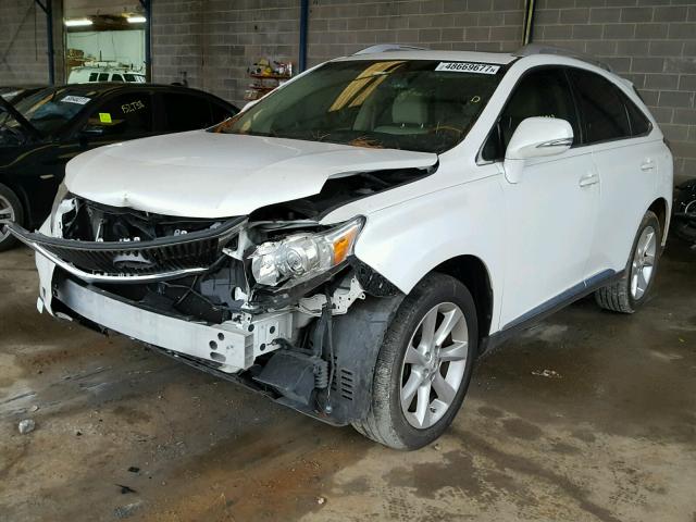 JTJZK1BA6A2408339 - 2010 LEXUS RX 350 WHITE photo 2