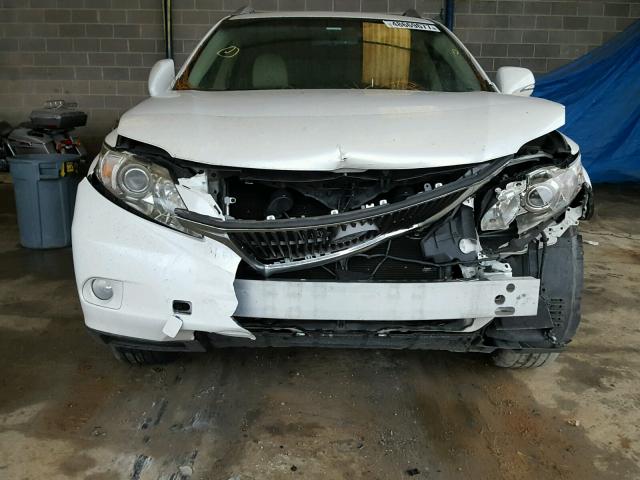 JTJZK1BA6A2408339 - 2010 LEXUS RX 350 WHITE photo 9