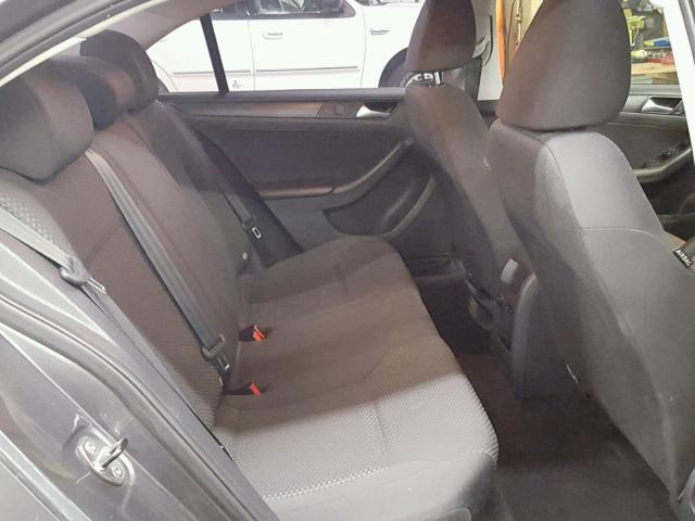 3VW2K7AJ9EM302505 - 2014 VOLKSWAGEN JETTA BASE GRAY photo 6