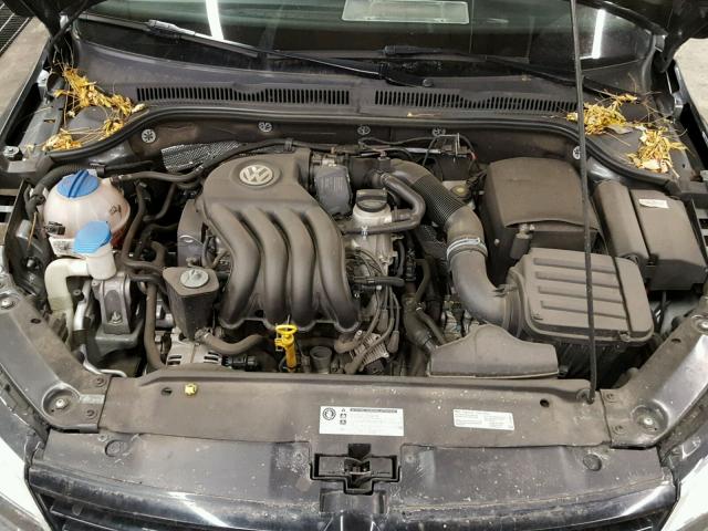 3VW2K7AJ9EM302505 - 2014 VOLKSWAGEN JETTA BASE GRAY photo 7