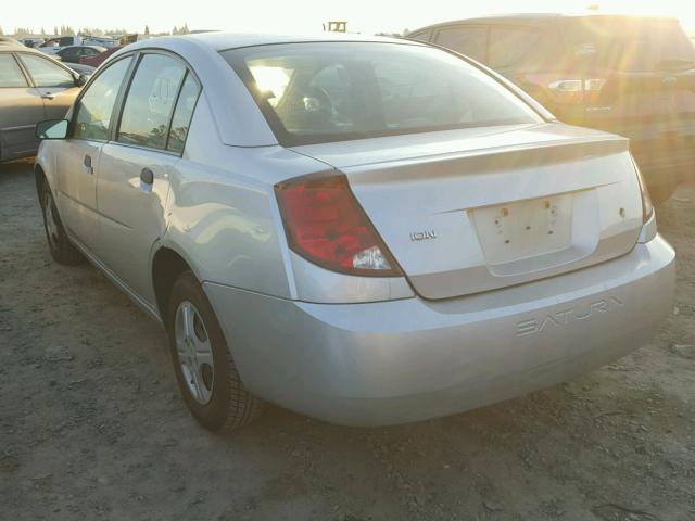 1G8AG52F44Z119034 - 2004 SATURN ION LEVEL SILVER photo 3