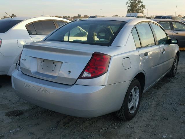 1G8AG52F44Z119034 - 2004 SATURN ION LEVEL SILVER photo 4