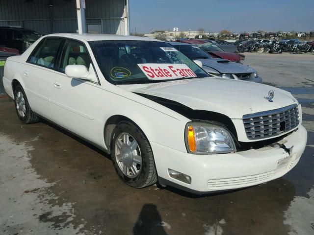 1G6KD54Y65U136386 - 2005 CADILLAC DEVILLE WHITE photo 1