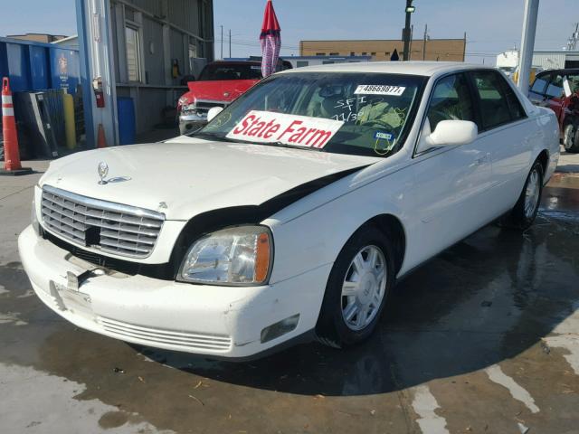 1G6KD54Y65U136386 - 2005 CADILLAC DEVILLE WHITE photo 2