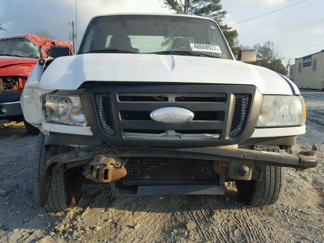 1FTYR10D16PA65389 - 2006 FORD RANGER WHITE photo 9