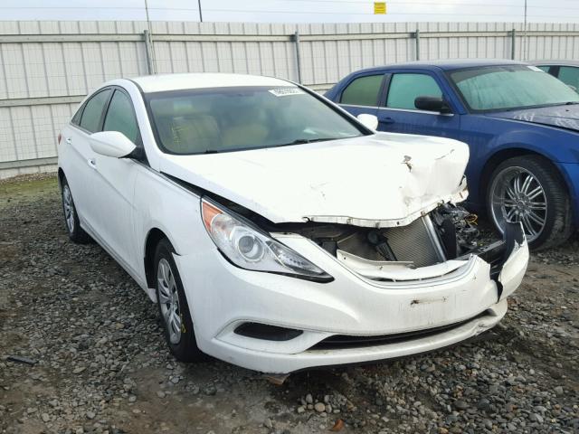 5NPEB4AC0BH168209 - 2011 HYUNDAI SONATA GLS WHITE photo 1