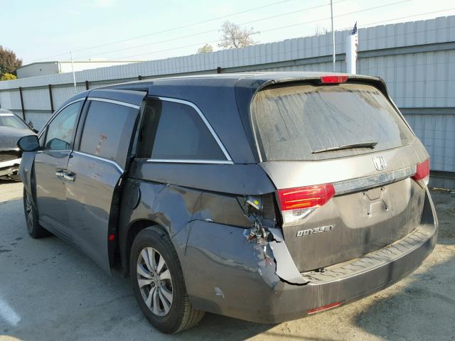 5FNRL5H4XEB121288 - 2014 HONDA ODYSSEY EX CHARCOAL photo 3