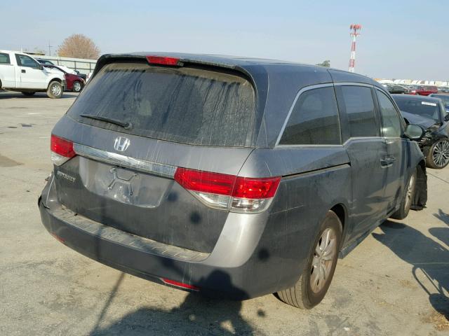 5FNRL5H4XEB121288 - 2014 HONDA ODYSSEY EX CHARCOAL photo 4