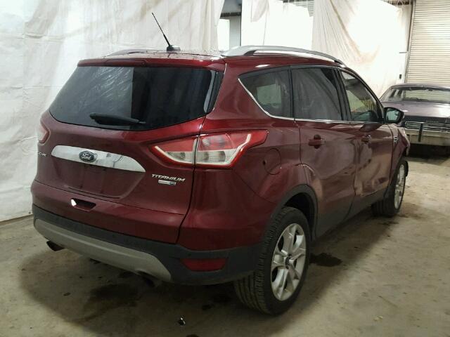 1FMCU9JX6FUC39440 - 2015 FORD ESCAPE TIT RED photo 4