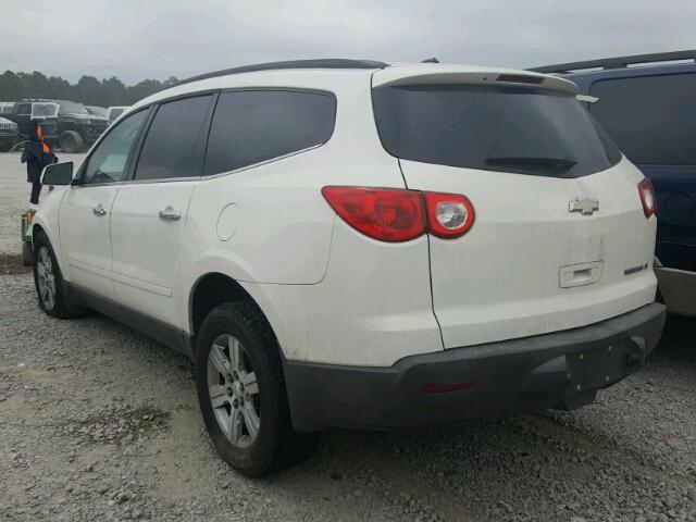 1GNKRGED0BJ122686 - 2011 CHEVROLET TRAVERSE L WHITE photo 3