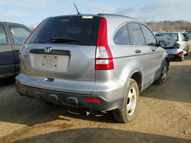 JHLRE48387C013167 - 2007 HONDA CR-V LX GRAY photo 4