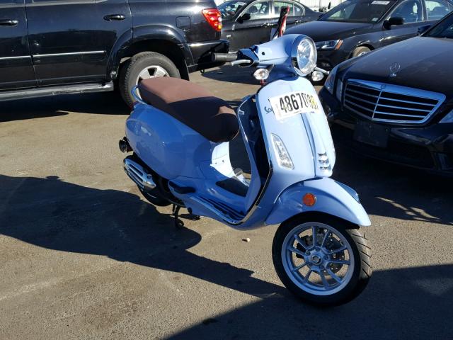 ZAPM818G2K5900534 - 2019 VESPA PRIMAVERA BLUE photo 1