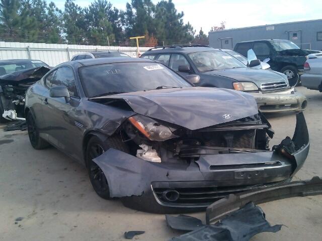 KMHHM66D87U256132 - 2007 HYUNDAI TIBURON GS GRAY photo 1