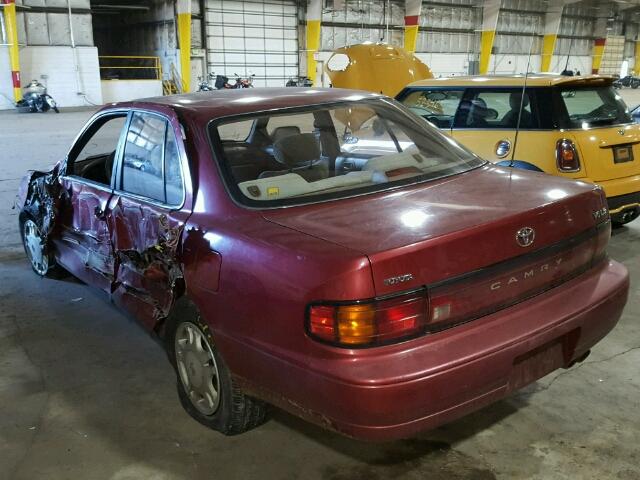 4T1VK12E0PU105392 - 1993 TOYOTA CAMRY LE BURGUNDY photo 3