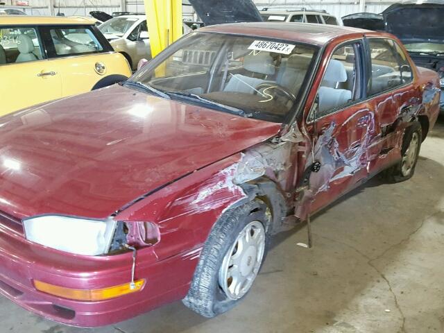 4T1VK12E0PU105392 - 1993 TOYOTA CAMRY LE BURGUNDY photo 9