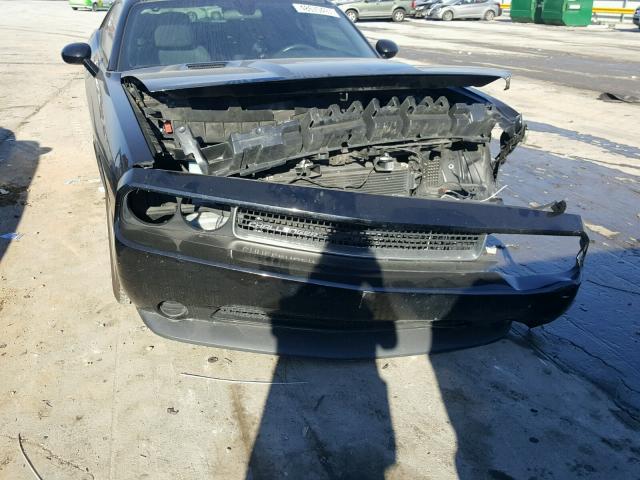 2C3CDYAG5EH152889 - 2014 DODGE CHALLENGER BLACK photo 9