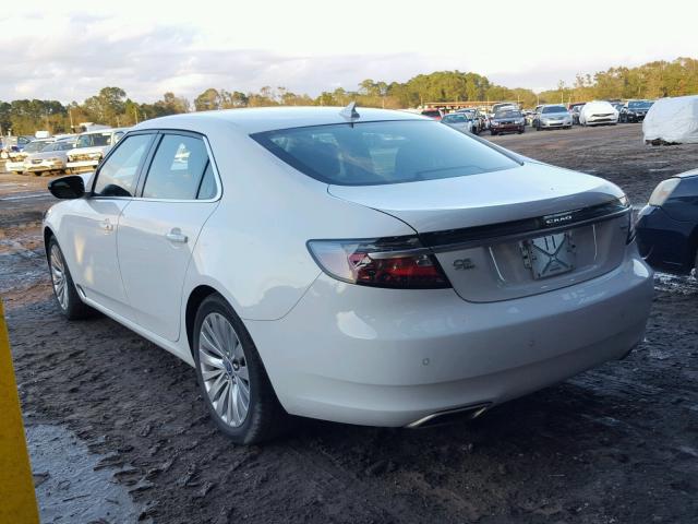 YS3GR4BJ0A4002853 - 2010 SAAB 9-5 AERO WHITE photo 3