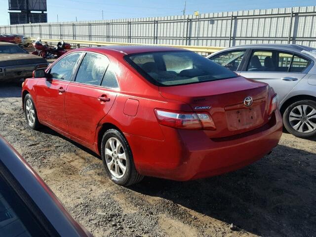 4T1BE46KX9U381142 - 2009 TOYOTA CAMRY BASE RED photo 3