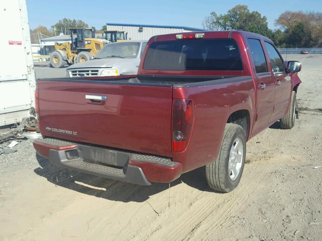 1GCDSCF90B8104589 - 2011 CHEVROLET COLORADO L MAROON photo 4