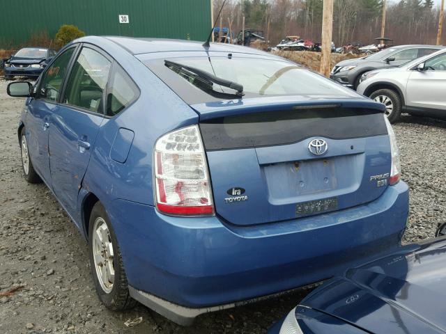 JTDKB20U187745229 - 2008 TOYOTA PRIUS BLUE photo 3