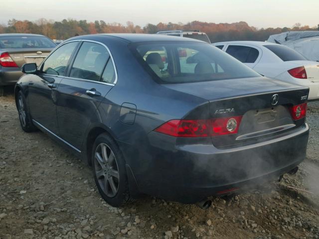 JH4CL96894C038349 - 2004 ACURA TSX BLUE photo 3