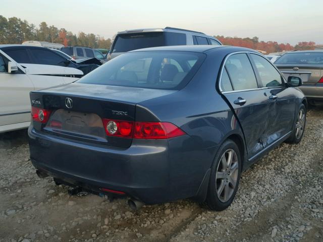 JH4CL96894C038349 - 2004 ACURA TSX BLUE photo 4