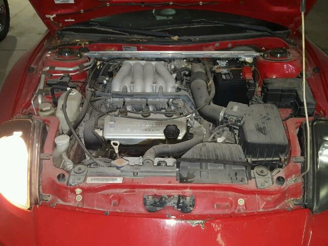 4A3AC84L8YE114080 - 2000 MITSUBISHI ECLIPSE GT RED photo 7