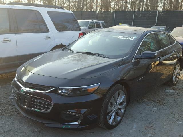 1G1ZH5SX0HF225351 - 2017 CHEVROLET MALIBU PRE 黑色 照片 2