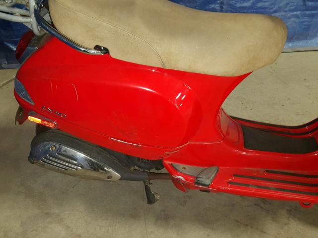 ZAPC386B5A5010912 - 2010 VESPA LX 50 RED photo 7