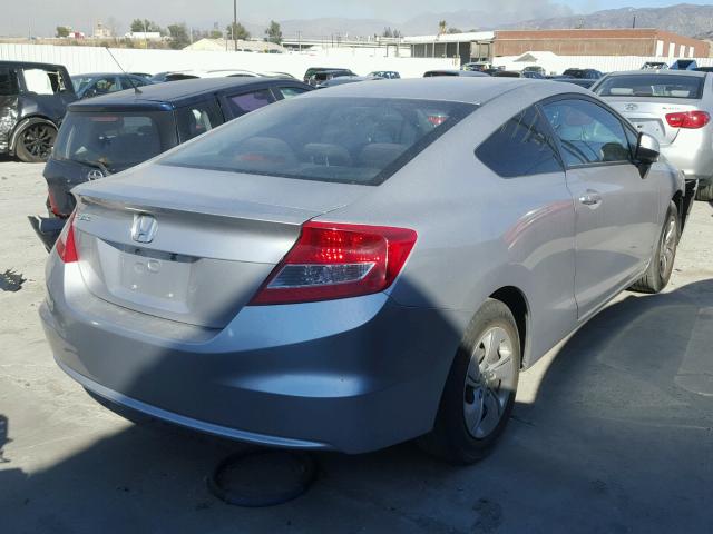 2HGFG3B57DH519520 - 2013 HONDA CIVIC LX SILVER photo 4