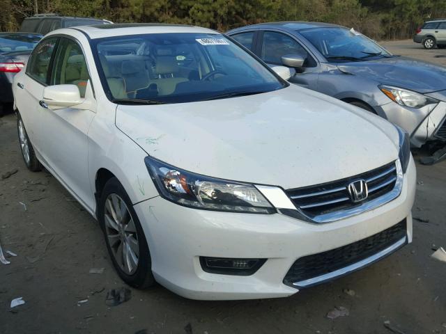 1HGCR3F85FA014854 - 2015 HONDA ACCORD EXL WHITE photo 1