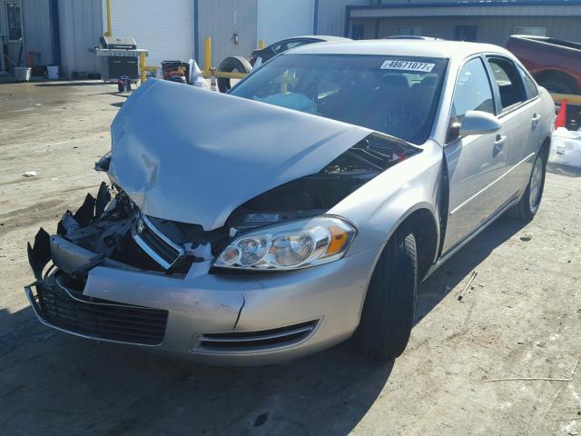 2G1WT58K379333094 - 2007 CHEVROLET IMPALA LT SILVER photo 2