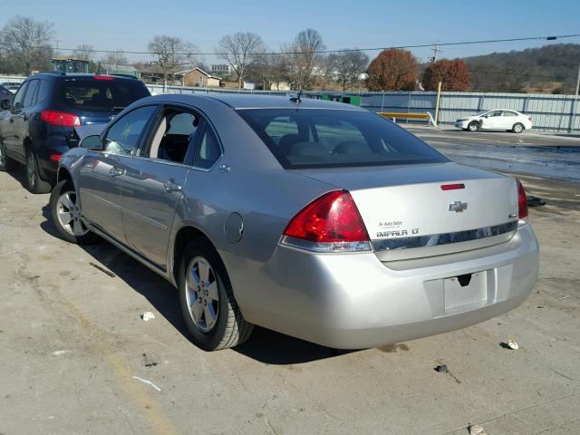 2G1WT58K379333094 - 2007 CHEVROLET IMPALA LT SILVER photo 3