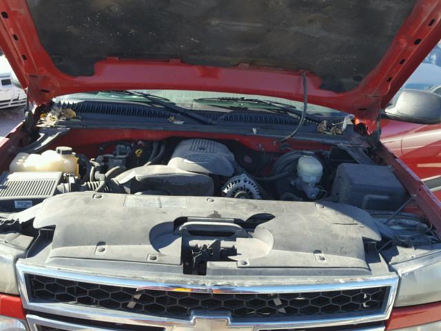 2GCEK13Z061353223 - 2006 CHEVROLET SILVERADO RED photo 7