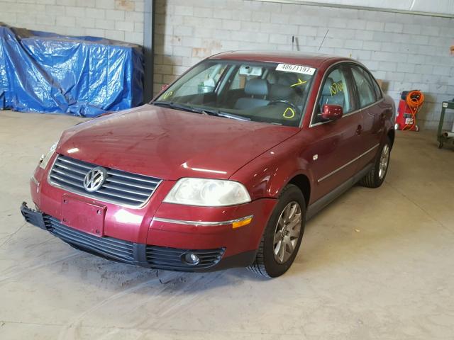 WVWPD63B23P333394 - 2003 VOLKSWAGEN PASSAT GLS MAROON photo 2