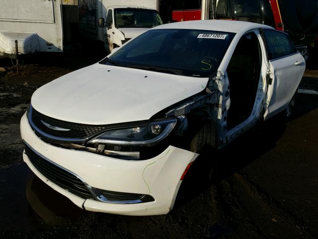 1C3CCCAB1FN611144 - 2015 CHRYSLER 200 LIMITE WHITE photo 2