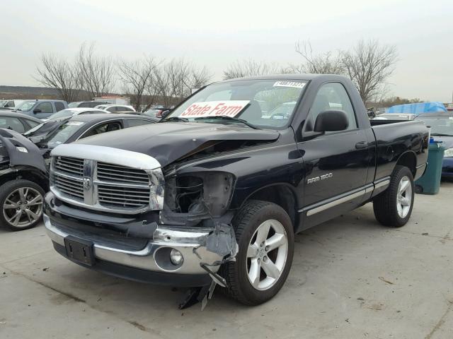 1D7HA16N06J118728 - 2006 DODGE RAM 1500 S BLACK photo 2