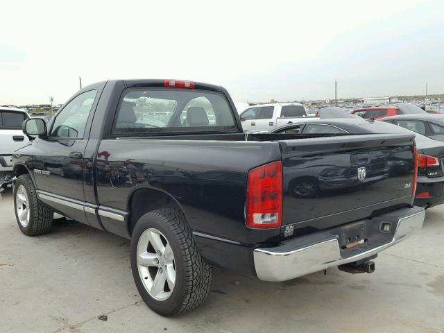 1D7HA16N06J118728 - 2006 DODGE RAM 1500 S BLACK photo 3