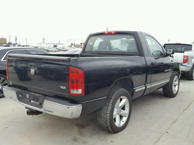 1D7HA16N06J118728 - 2006 DODGE RAM 1500 S BLACK photo 4