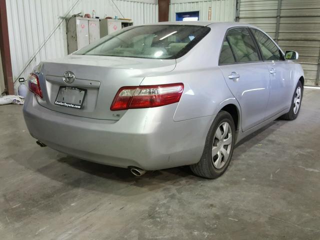 4T1BK46K37U007056 - 2007 TOYOTA CAMRY NEW SILVER photo 4