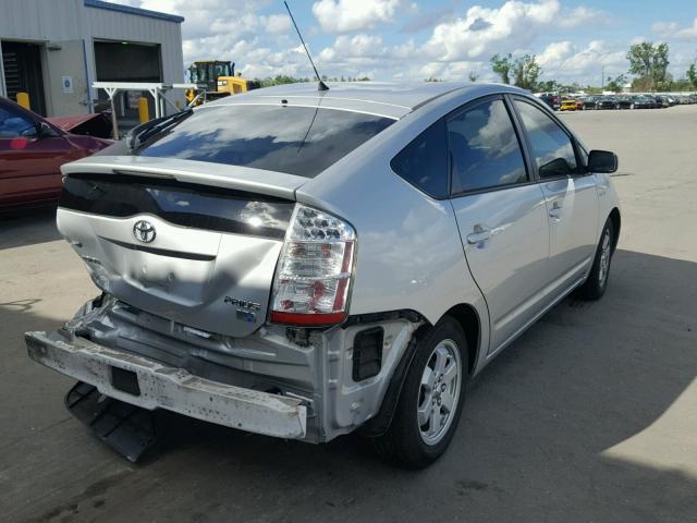 JTDKB20U583388712 - 2008 TOYOTA PRIUS SILVER photo 4