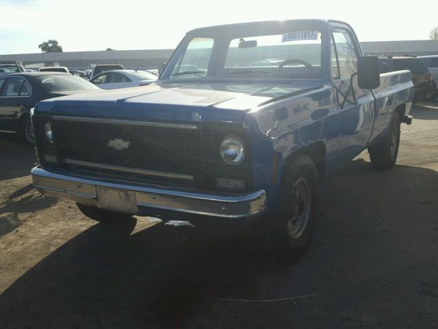 CCL249Z144285 - 1979 CHEVROLET CK10 BLUE photo 2