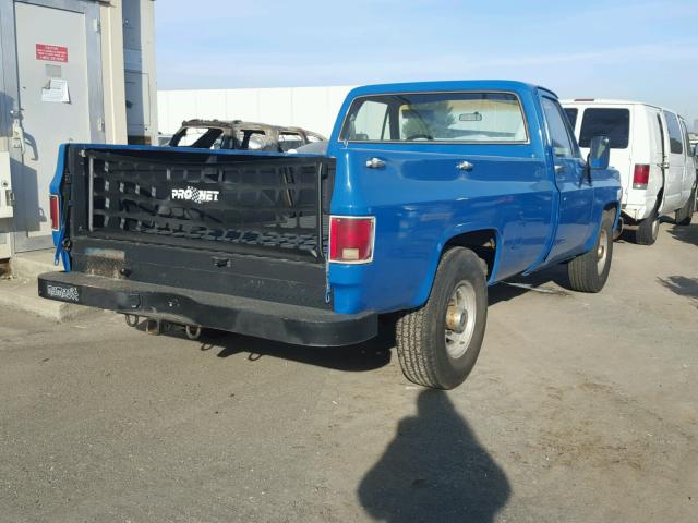 CCL249Z144285 - 1979 CHEVROLET CK10 BLUE photo 4