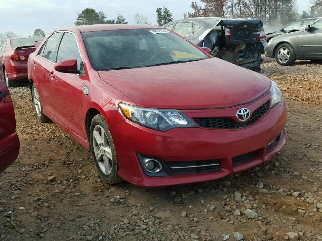 4T1BF1FK7CU636008 - 2012 TOYOTA CAMRY BASE RED photo 1